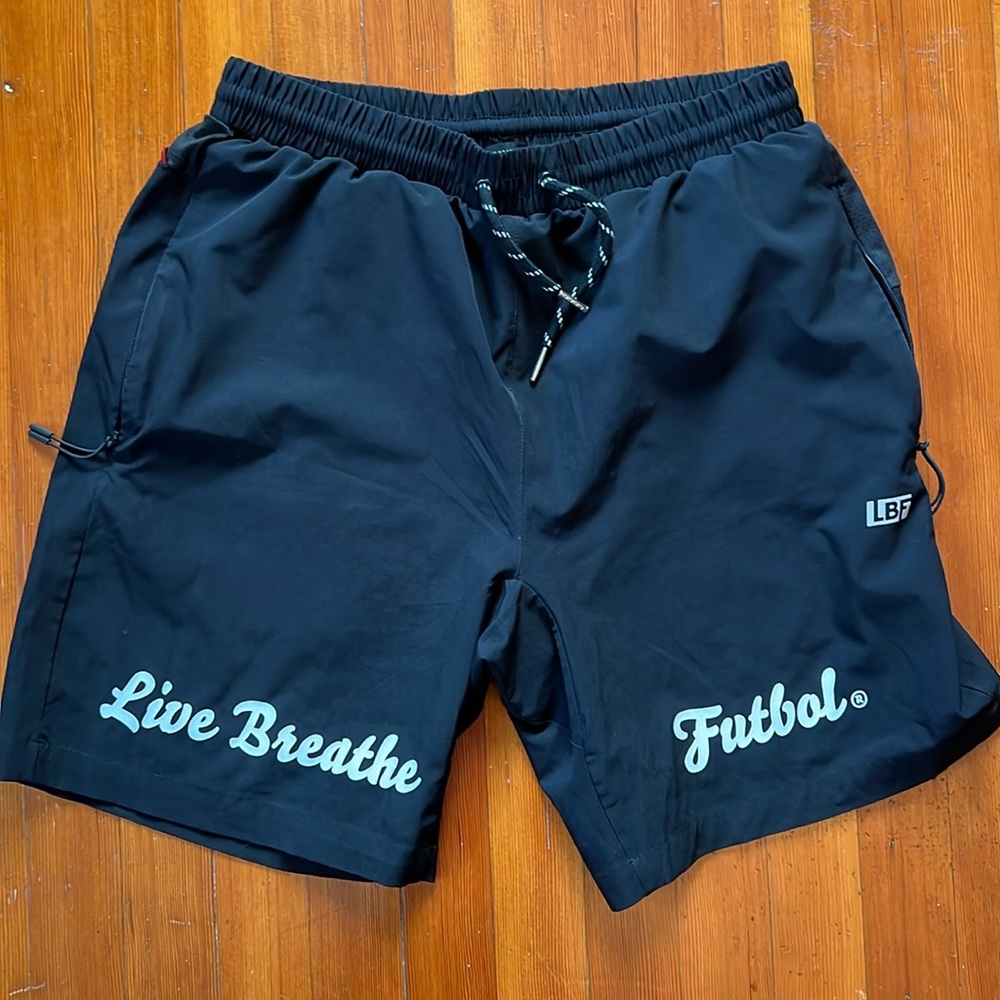 Live Breathe Futbol maestro shorts